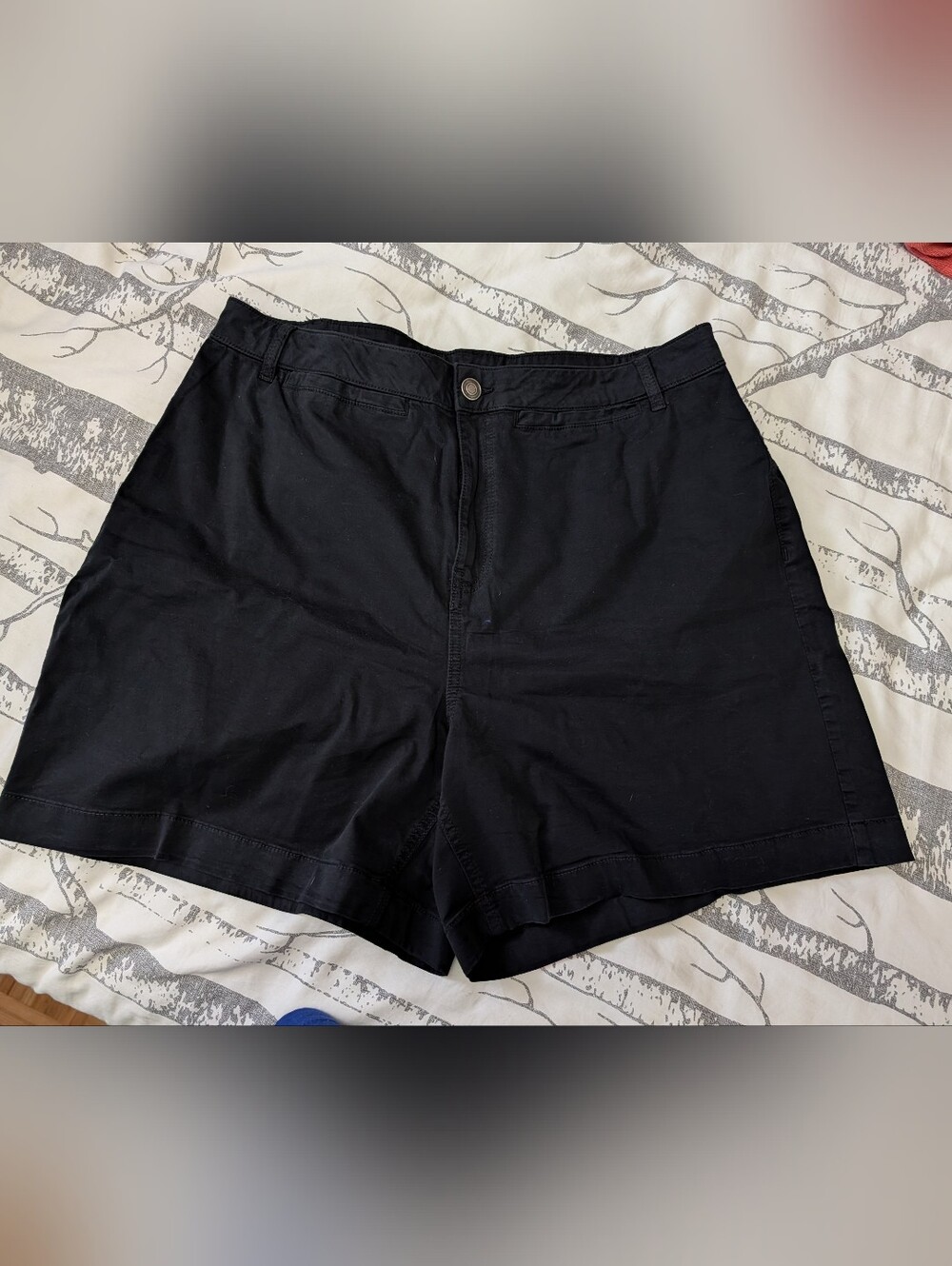 Penningtons Black Women's Casual Cotton Shorts
